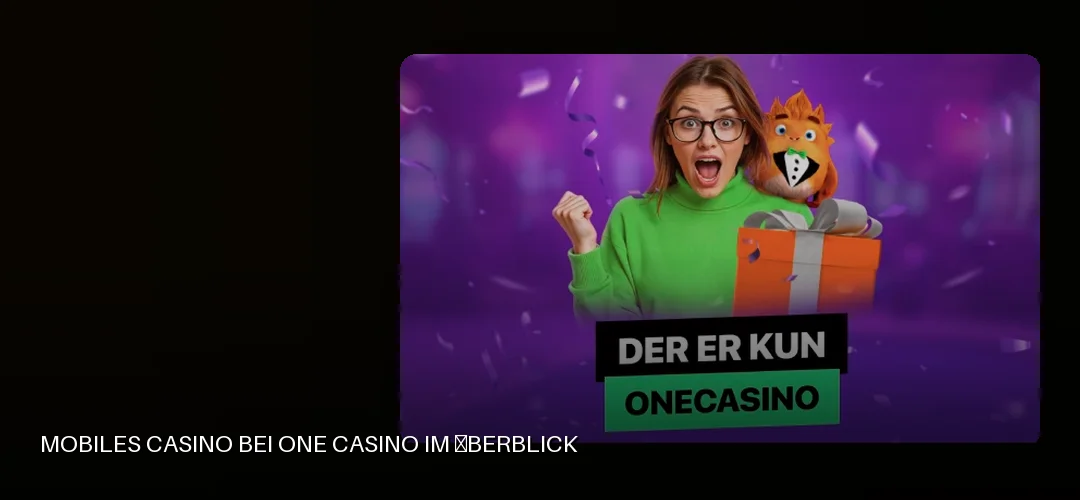 One Casino promotional banner