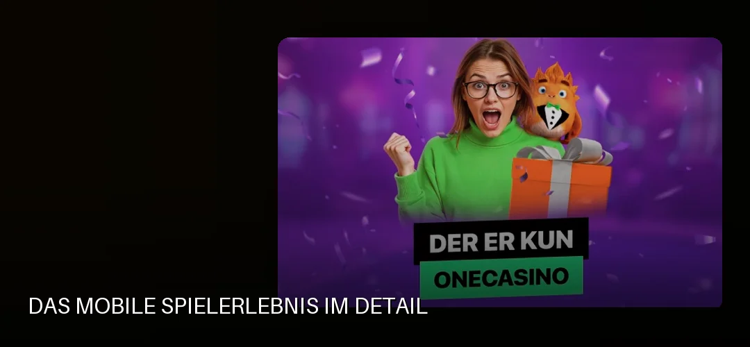 One Casino promotional banner