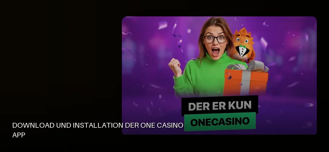 One Casino promotional banner