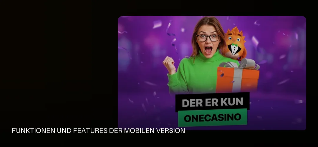 One Casino promotional banner